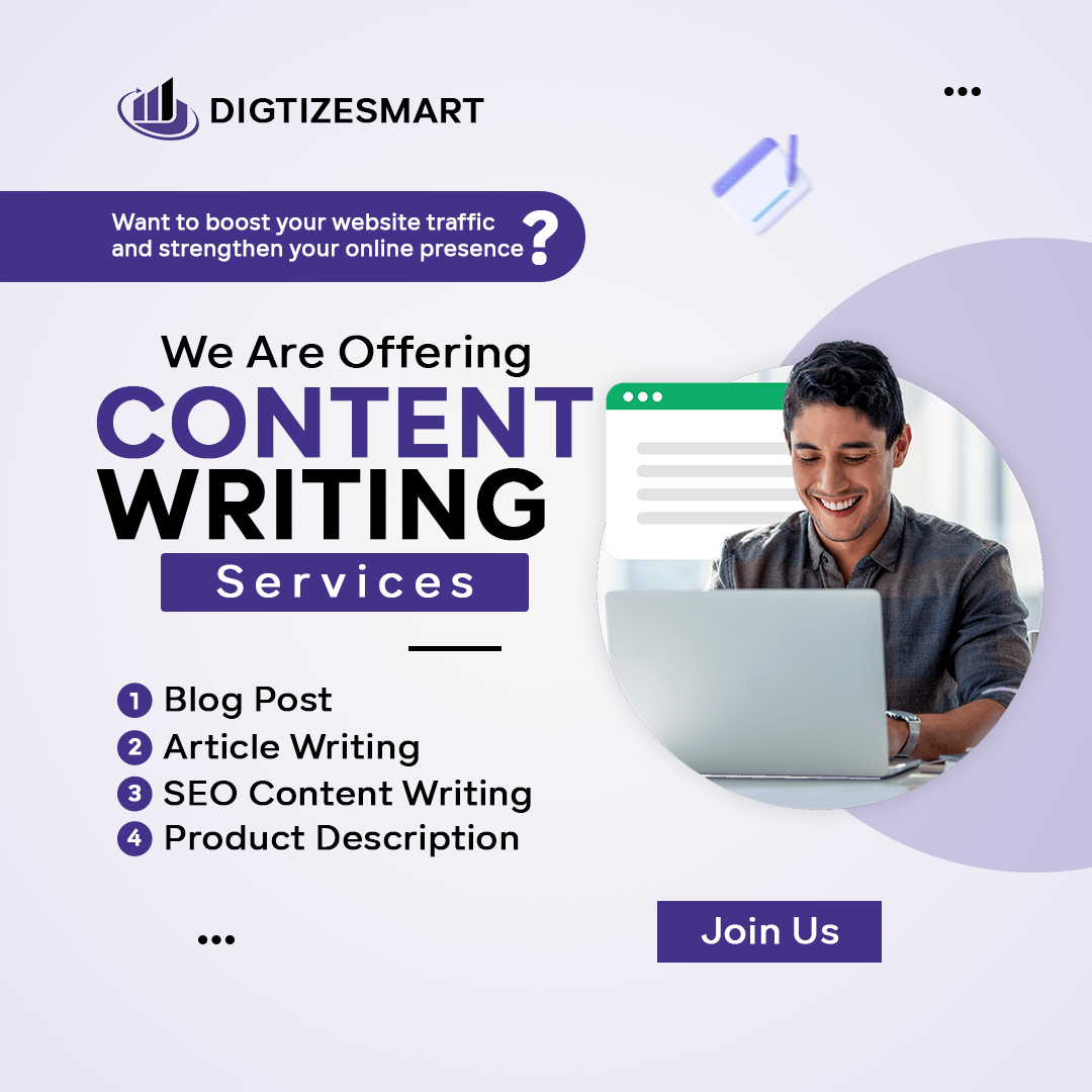 Content Writing Service Ad Design